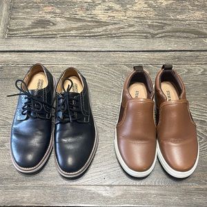 2 pair of boys dress shoes size 13